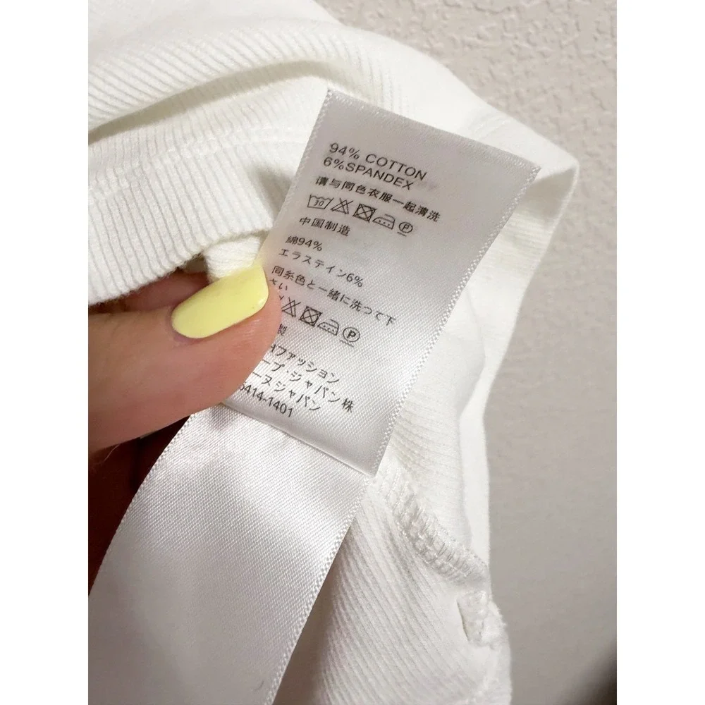 Loewe Womens Anagram Tank Top Ribbed Sleeveless Cotton Blend Scoop Neck Sz M